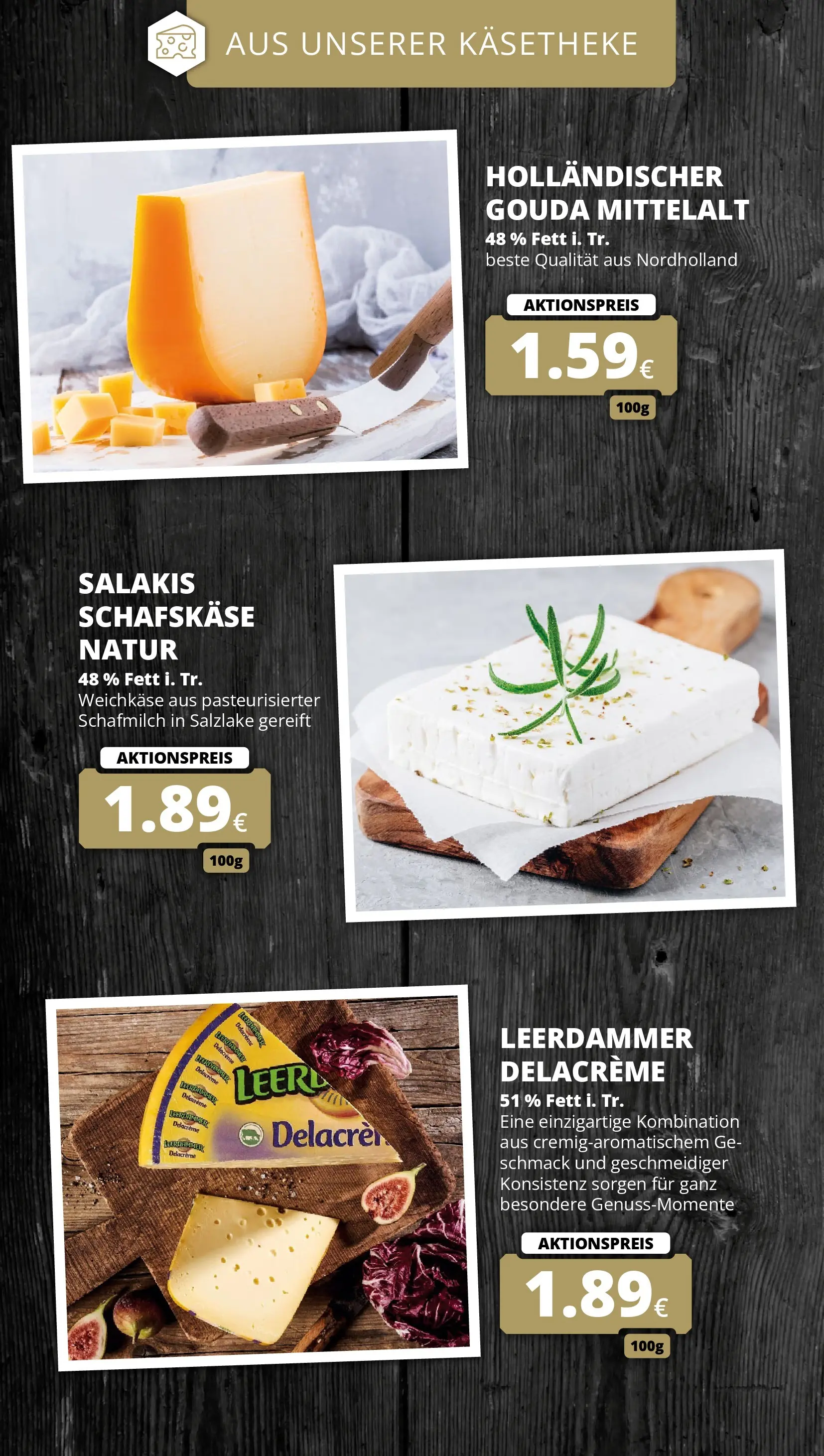 REWE Prospekt ab 21.06.2026 zum Blättern » Angebote | Seite: 15 | Produkte: Feta, Gouda, Leerdammer, Salakis