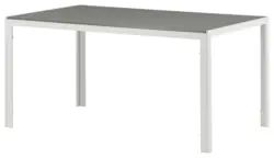 Gartentisch Break ca. 150x90 cm Grau/Wei&szlig;