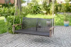 H&auml;ngebank Cuneo Grau ca. 120x79x57 cm