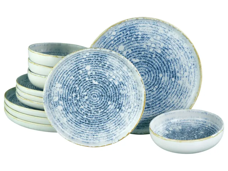 Tafelservice Uno Mykonos Multicolor, 12-teilig