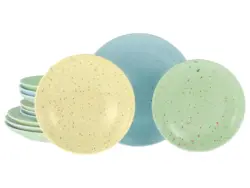 Tafelservice Confetti Bunt Multicolor, 12-teilig
