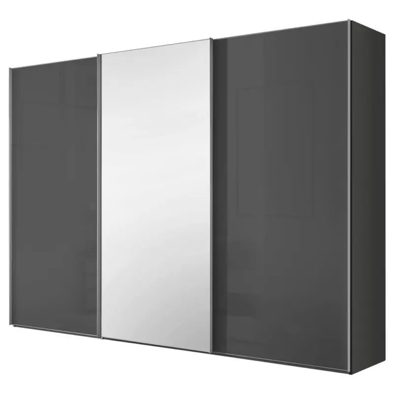 Schwebet&uuml;renschrank Lumos Vulkanglas mit Spiegel, B:249cm