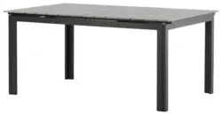 Gartentisch Levels ca. 160x100x75 cm Grau/Schwarz