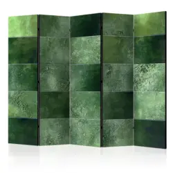 Paravent Green Puzzle II Hellgr&uuml;n/Smaragdgr&uuml;n