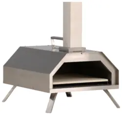 Pizzaofen Hamna ca. 76,4x68,1x40 cm Silber