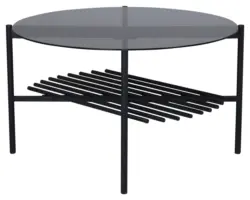 Couchtisch Von Staf &Oslash; 80 cm Schwarz
