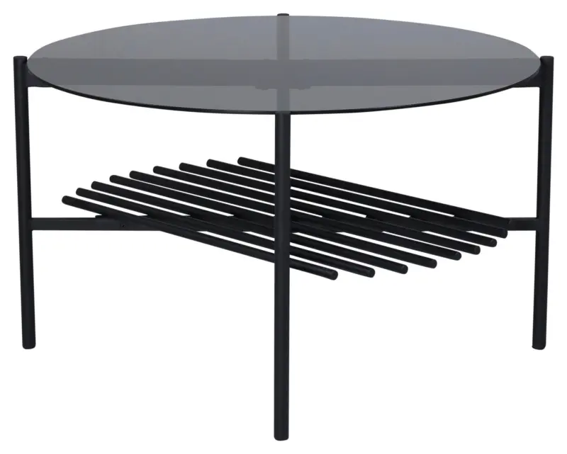 Couchtisch Von Staf &Oslash; 80 cm Schwarz
