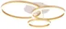 LED-Deckenleuchte Christian Opal/Champagnerfarben max. 36W Deckenlampe