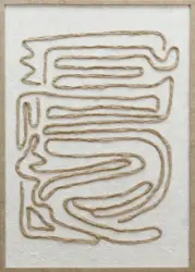Keilrahmenbild Mike in Braun/Beige ca. 50x70x2,2cm