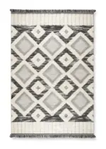 m&ouml;max Dornbirn - Ihr Trendm&ouml;belhaus in Dornbirn Webteppich Selma 3 in Grau/Wei&szlig; ca. 160x230cm
