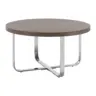 Couchtisch Carl Eichefarben MDF Rund