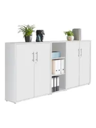 Aktenschrank Office Edition Sw Set 8 Wei&szlig;