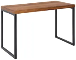 Schreibtisch massiv B: 59 cm H: 120 cm Wl6.518, Schwarz