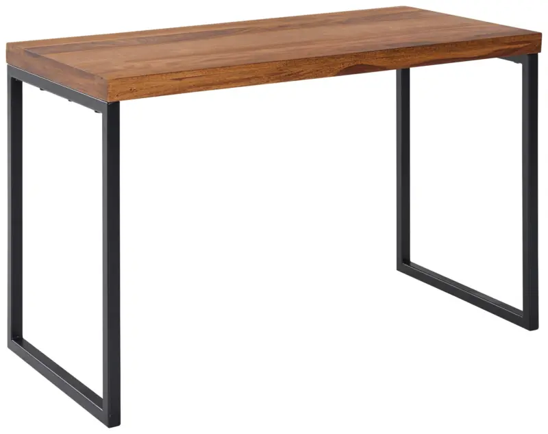 Schreibtisch massiv B: 59 cm H: 120 cm Wl6.518, Schwarz