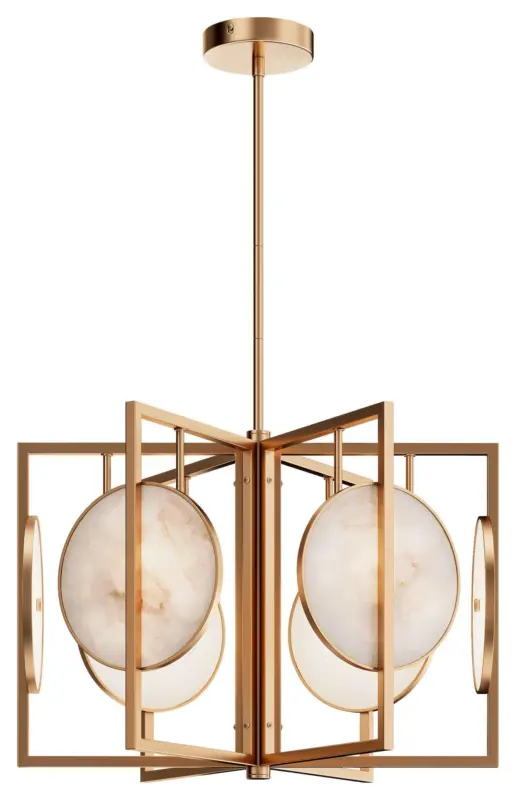 Pendelleuchte Marmo Goldfarben max. 40 Watt