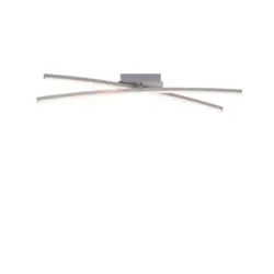 LED-Deckenleuchte Alina Silberfarben max. 24 Watt Deckenlampe