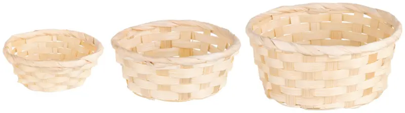 Korbset Peter Naturfarben, 3-teilig