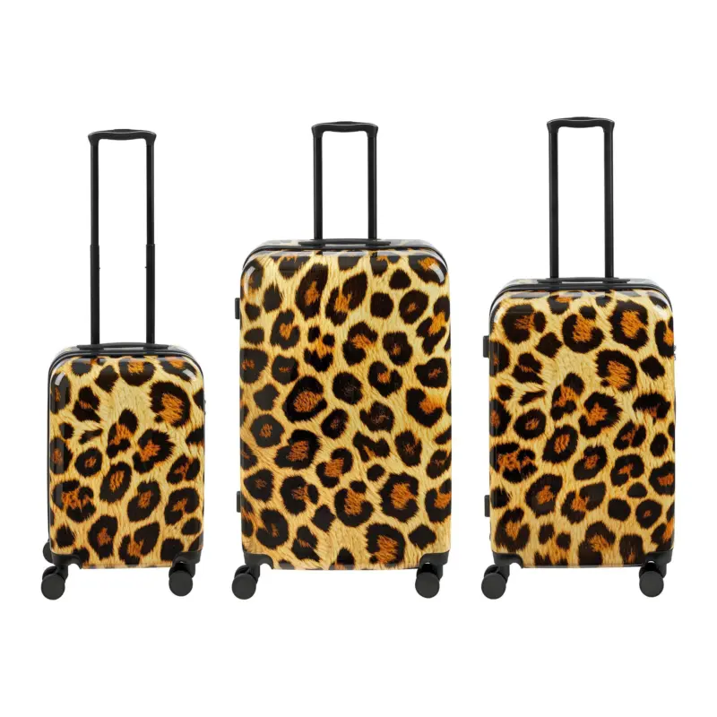 Reisekofferset Leo Leoprint, 3-teilig