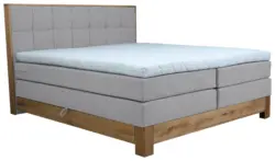 Boxspringbett Cloud Hellgrau ca. 160x200cm