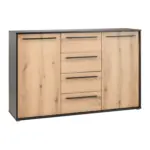 m&ouml;max Dornbirn - Ihr Trendm&ouml;belhaus in Dornbirn Sideboard Adriano Schwarz/Eichefarben