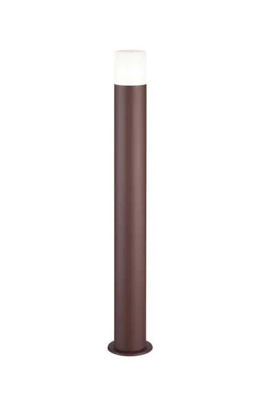 Wegleuchte Hoosic in Wei&szlig;/Rostfarben max. 28 Watt