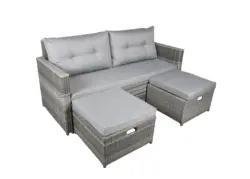 Loungesofa Malta Grau