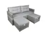 Loungesofa Malta Grau