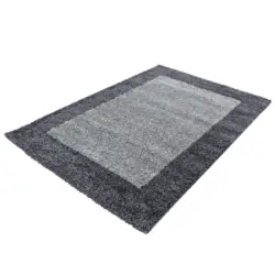 Hochflorteppich Life Grau ca. 300x400cm