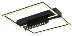 LED-Deckenleuchte Maxwell Opal/Schwarz max. 35 Watt Deckenlampe