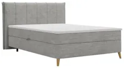 Boxbett Veloria Grau ca. 140x200cm