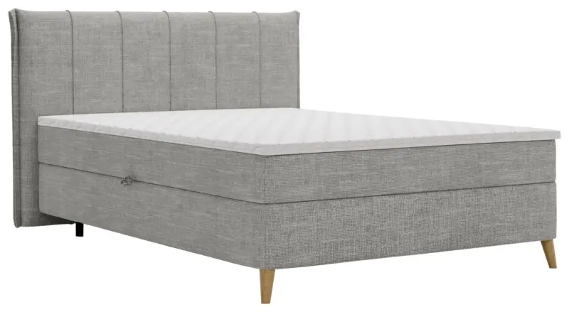 Boxbett Veloria Grau ca. 140x200cm