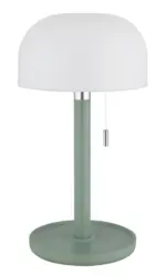 Akku-Tischleuchte Norman Gr&uuml;n/Wei&szlig; max. 1,5 Watt