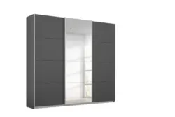 Schwebet&uuml;renschrank in Grau ca. 203x229x62cm