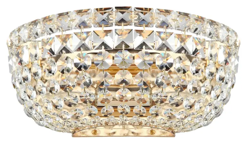 Wandleuchte Basfor Goldfarben max. 60 Watt Wandlampe