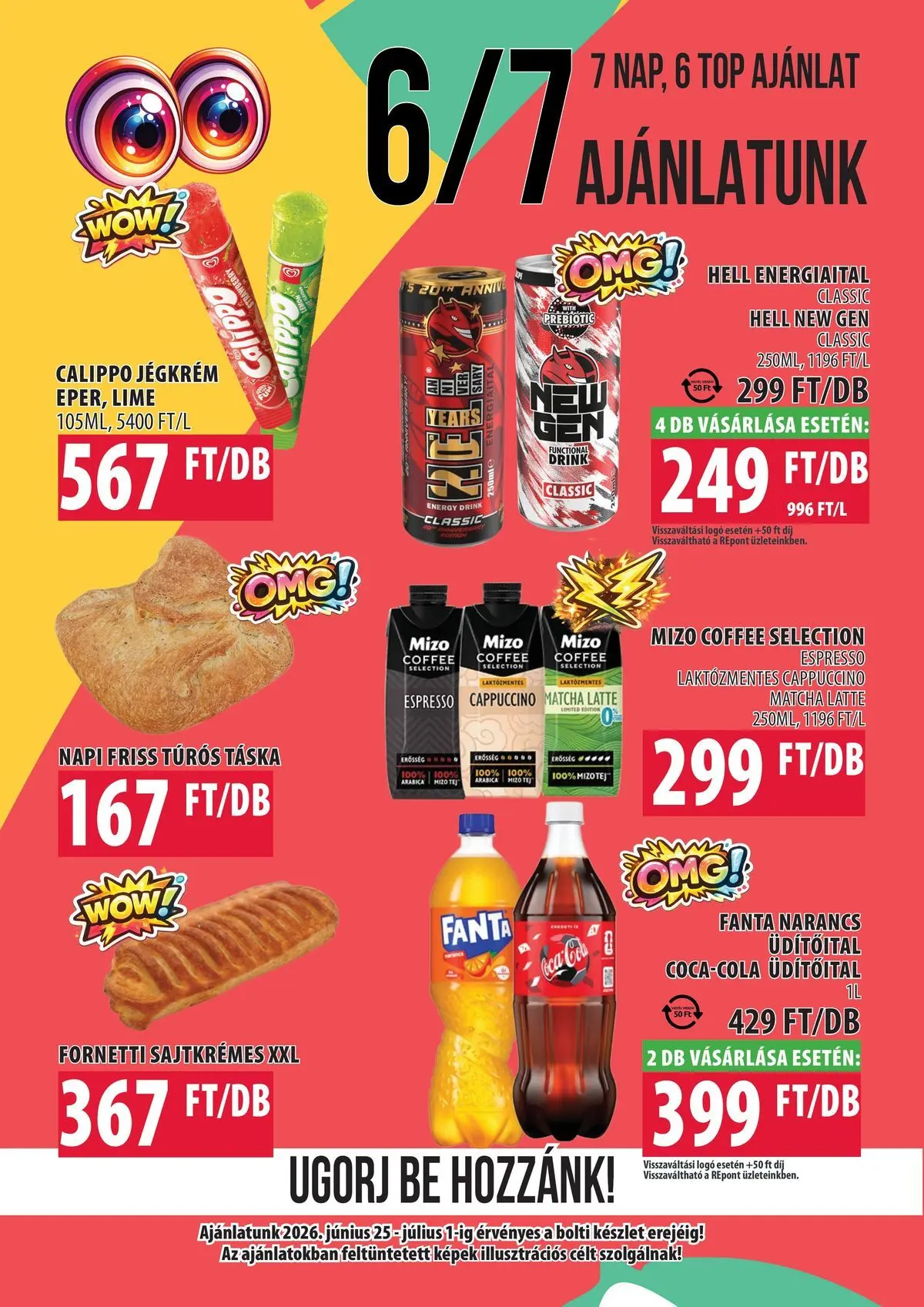 COOP Szolnok akciós újság Székesfehérvár - 2026.06.25. -tól/töl > akció, lapozható szórólap 🛍️ | Oldal: 6