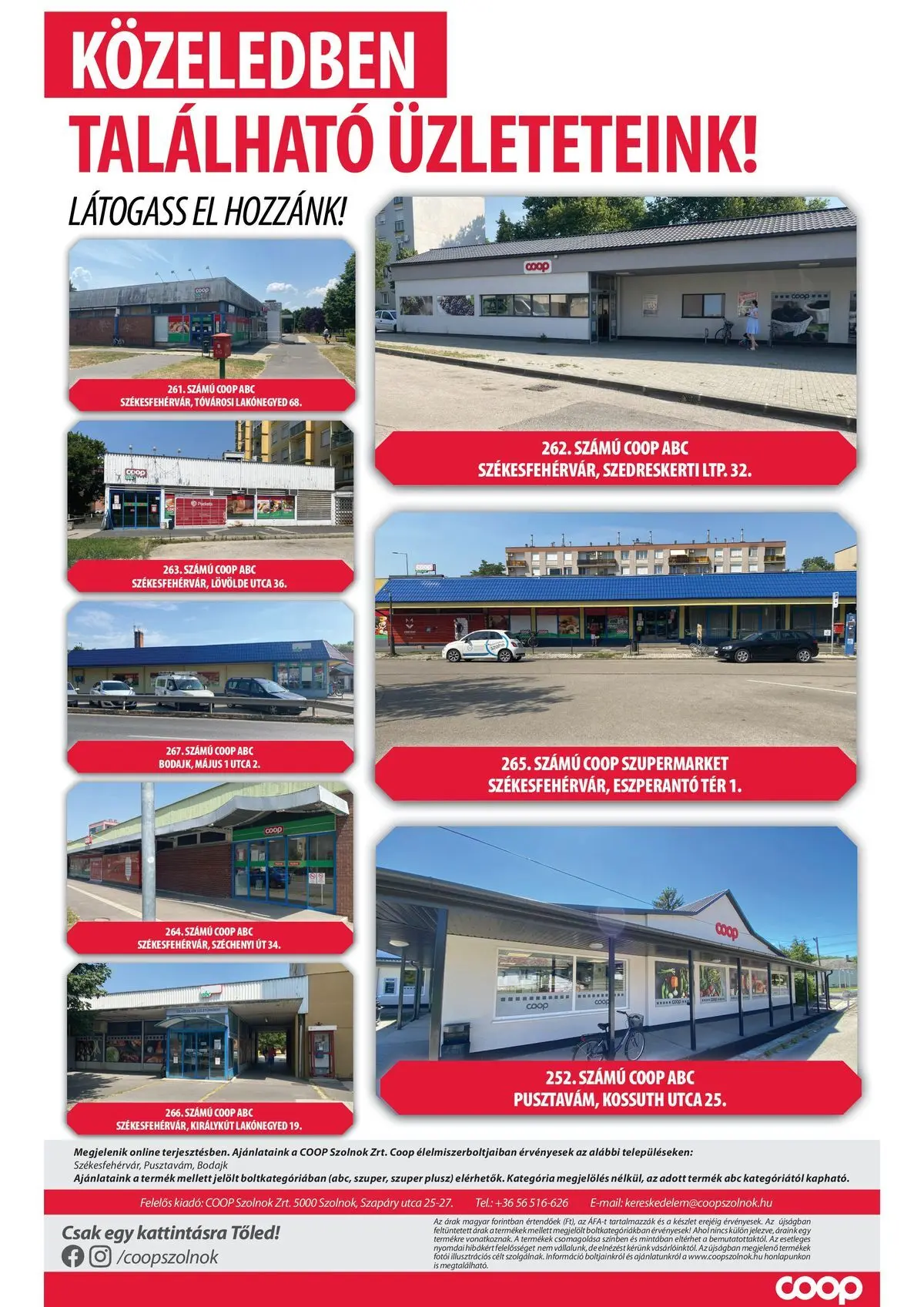 COOP Szolnok akciós újság Székesfehérvár - 2026.06.25. -tól/töl > akció, lapozható szórólap 🛍️ | Oldal: 8