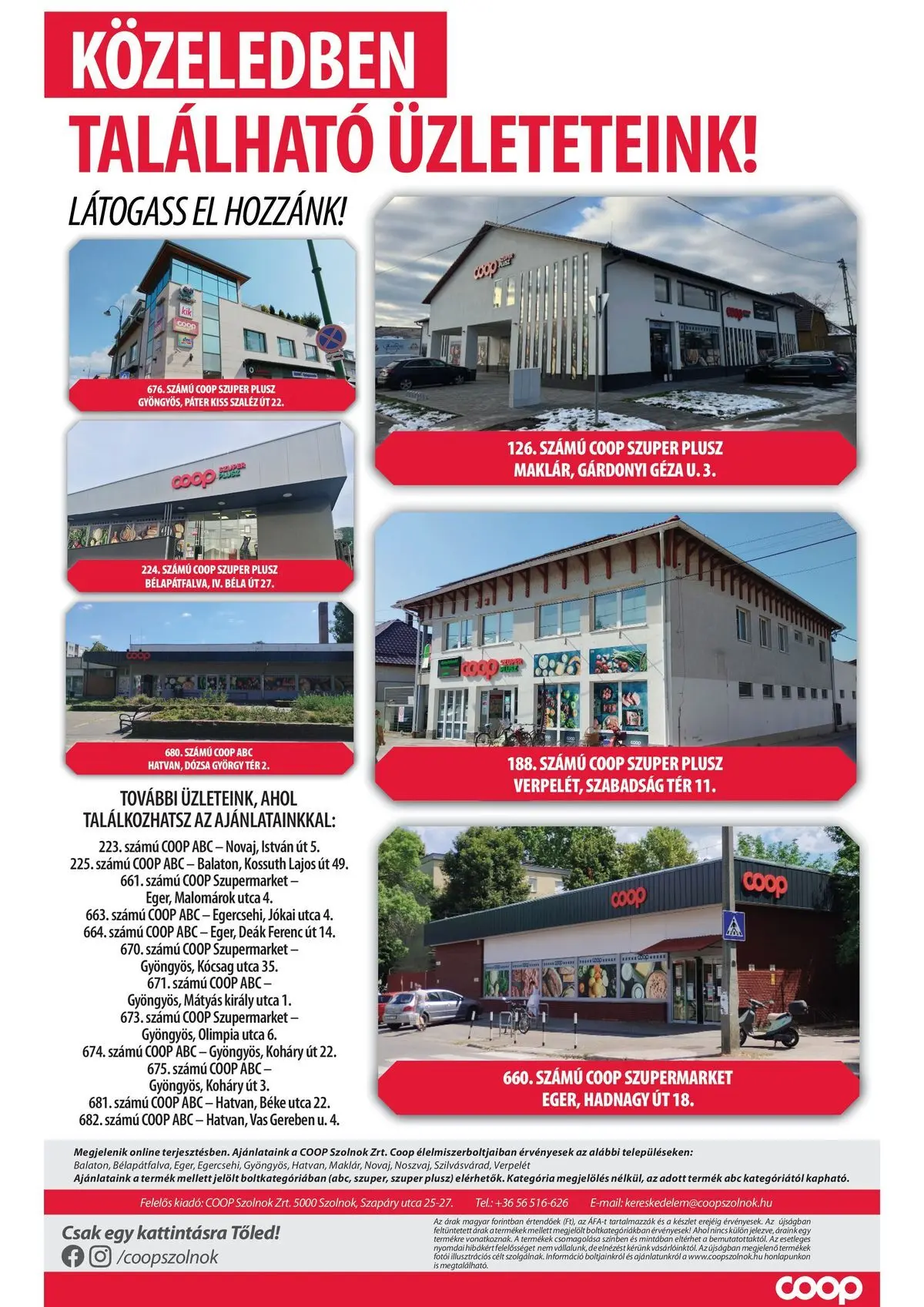 COOP Szolnok akciós újság Gyöngyös - 2026.06.25. -tól/töl > akció, lapozható szórólap 🛍️ | Oldal: 8