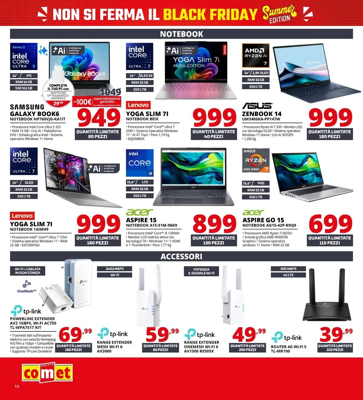Nuovo Comet - Summer Black Friday dal 18/06/2026 > offerte anteprima 🛍️ | Pagina: 10