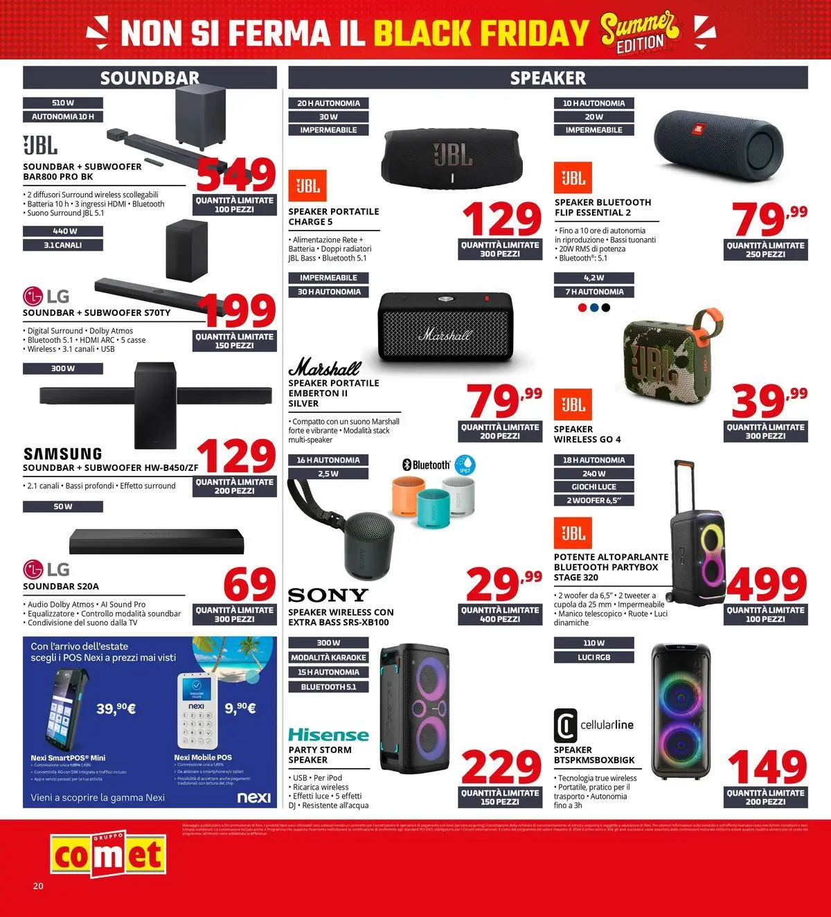 Nuovo Comet - Summer Black Friday dal 18/06/2026 > offerte anteprima 🛍️ | Pagina: 20