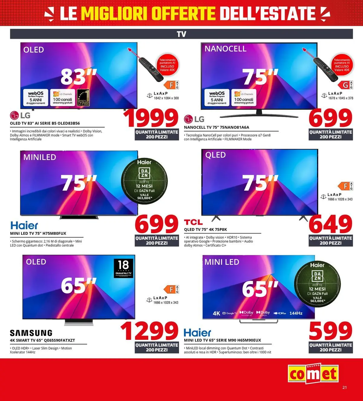 Nuovo Comet - Summer Black Friday dal 18/06/2026 > offerte anteprima 🛍️ | Pagina: 21