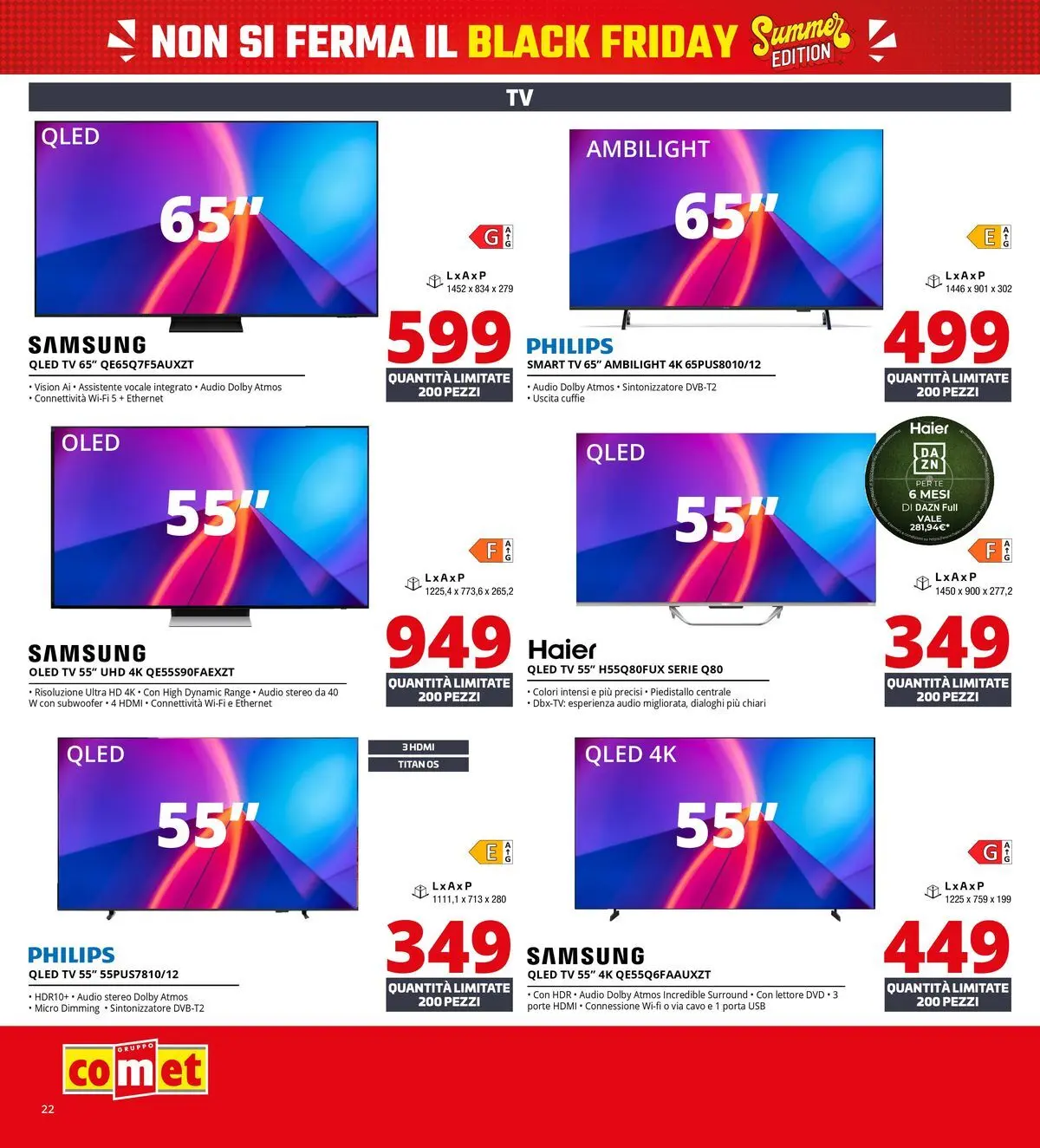 Nuovo Comet - Summer Black Friday dal 18/06/2026 > offerte anteprima 🛍️ | Pagina: 22