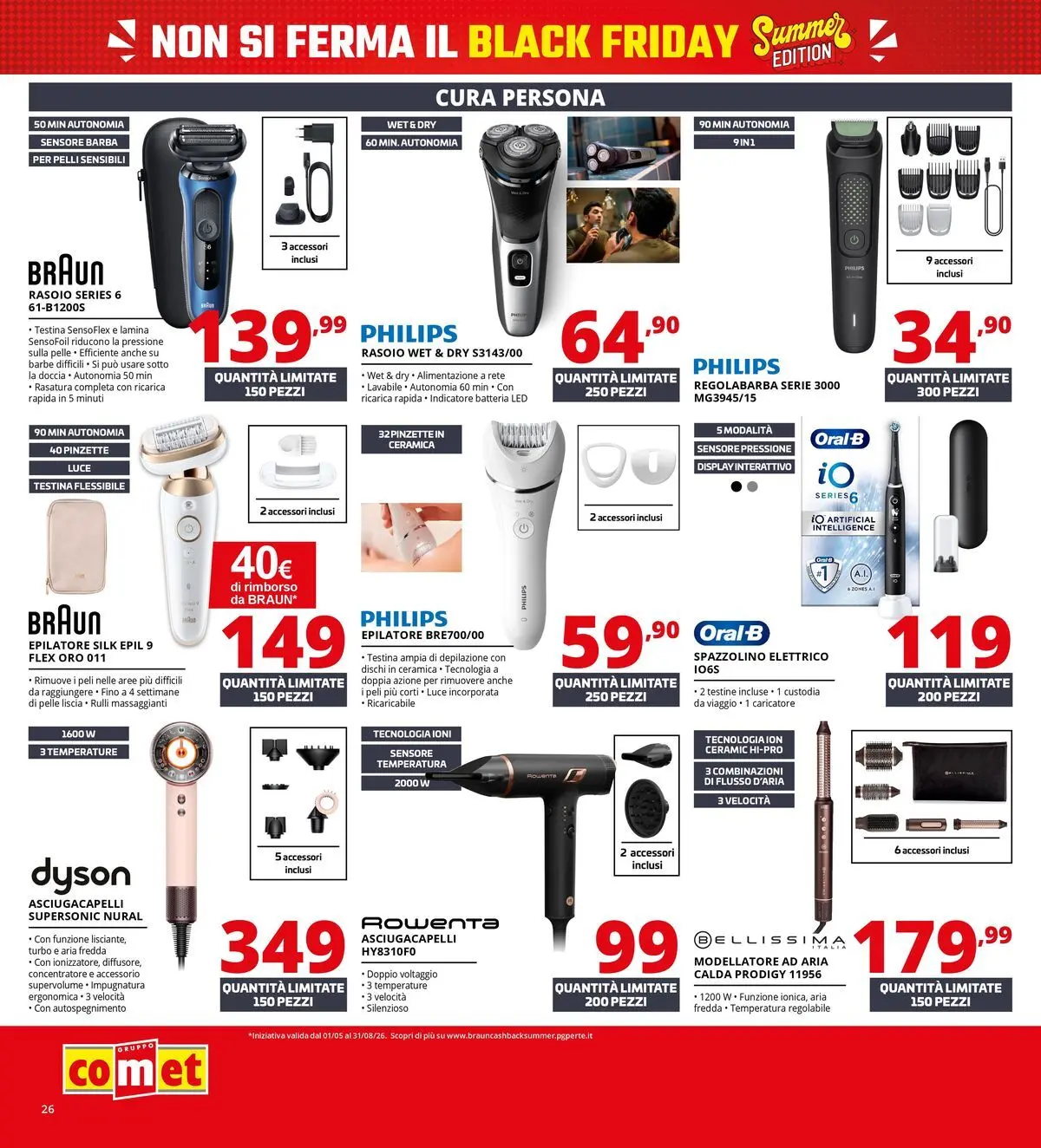 Nuovo Comet - Summer Black Friday dal 18/06/2026 > offerte anteprima 🛍️ | Pagina: 26
