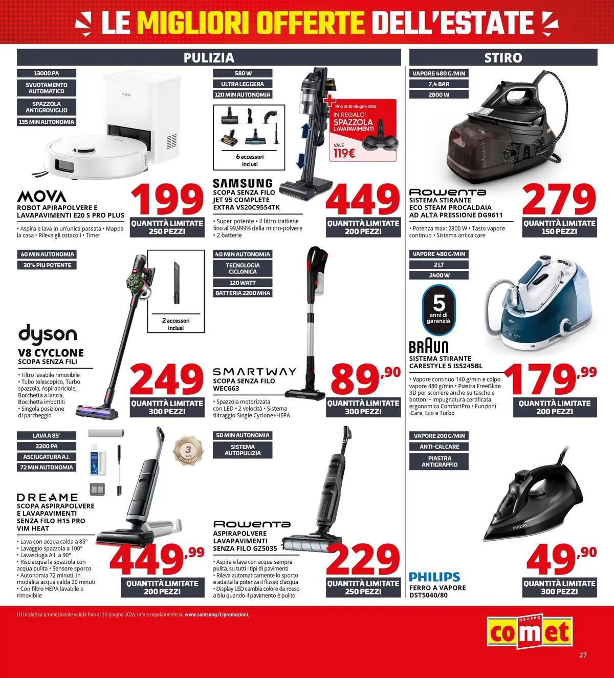 Nuovo Comet - Summer Black Friday dal 18/06/2026 > offerte anteprima 🛍️ | Pagina: 27
