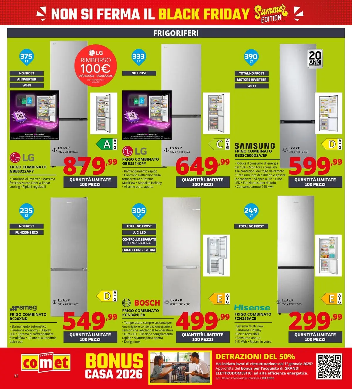 Nuovo Comet - Summer Black Friday dal 18/06/2026 > offerte anteprima 🛍️ | Pagina: 32