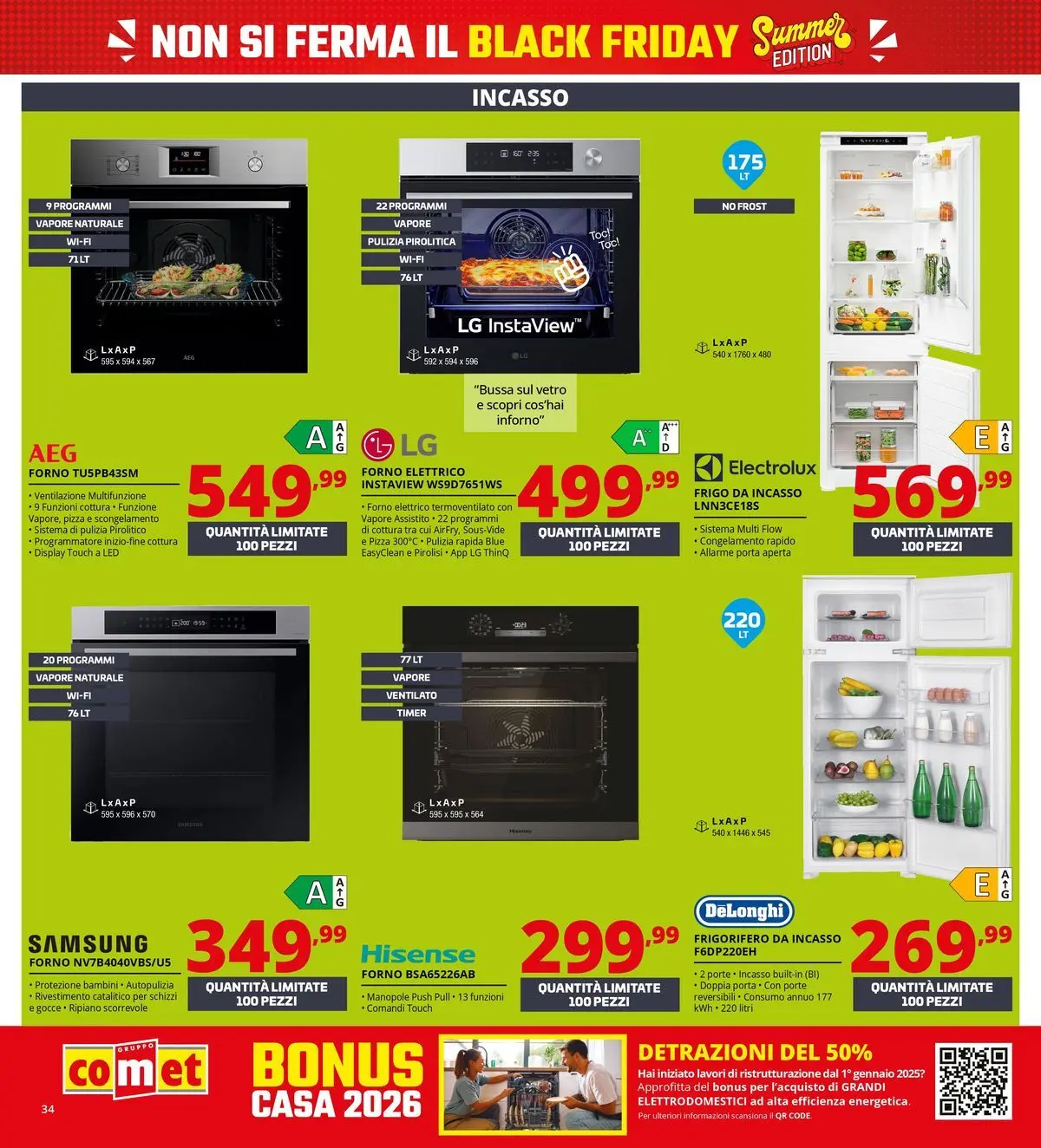 Nuovo Comet - Summer Black Friday dal 18/06/2026 > offerte anteprima 🛍️ | Pagina: 34