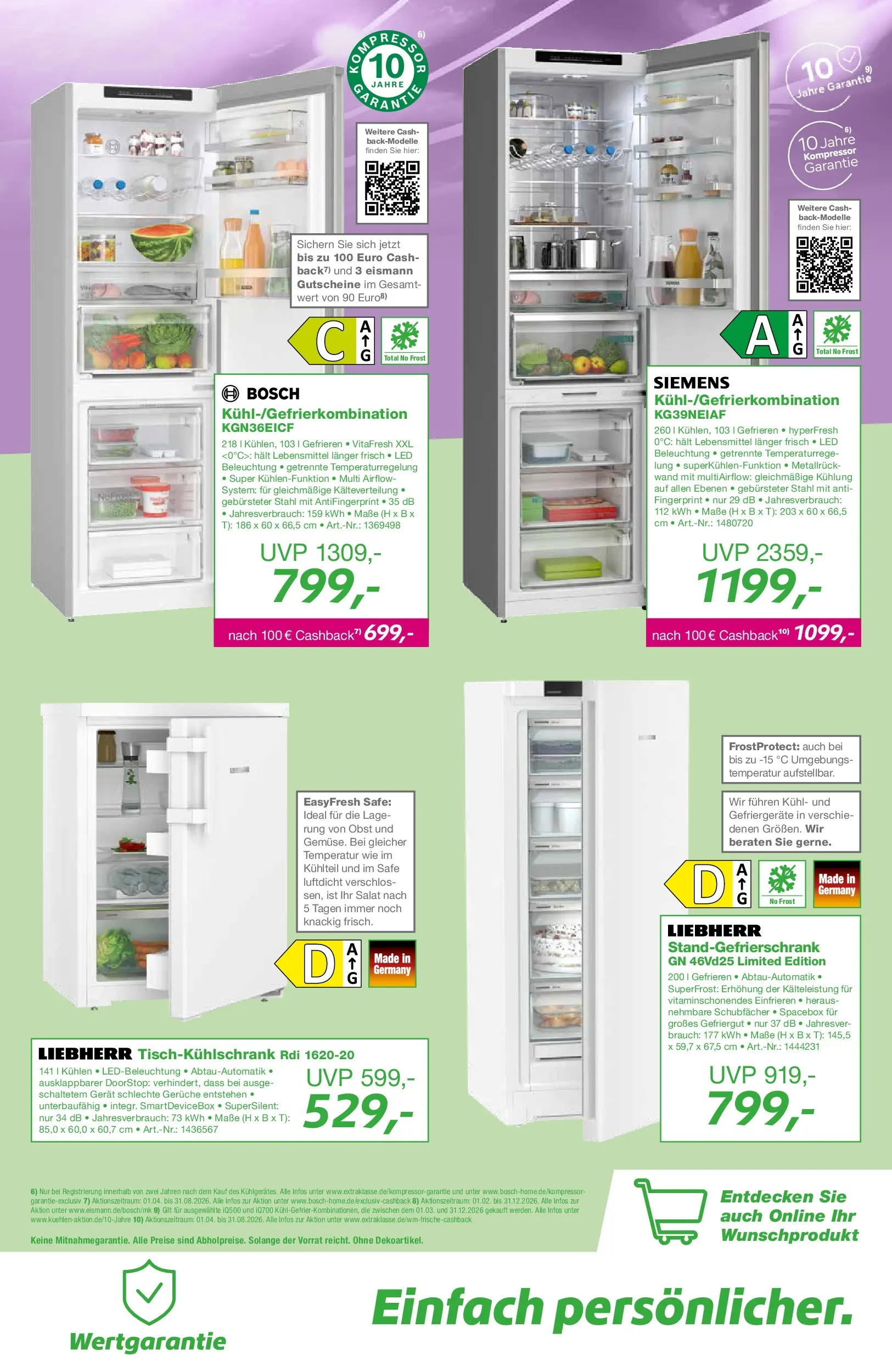 Angebote - EP:ElectronicPartner: Entdecke aktuelle Angebote (ab 25.06.2026) zum Blättern | Seite: 3 | Produkte: Bosch, Siemens, Obst, Salat