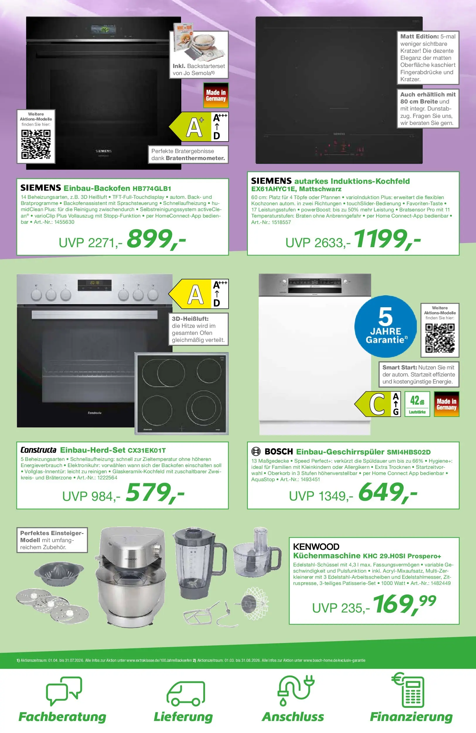 Angebote - EP:ElectronicPartner: Entdecke aktuelle Angebote (ab 25.06.2026) zum Blättern | Seite: 4 | Produkte: Bosch, Siemens, Ofen, Backofen