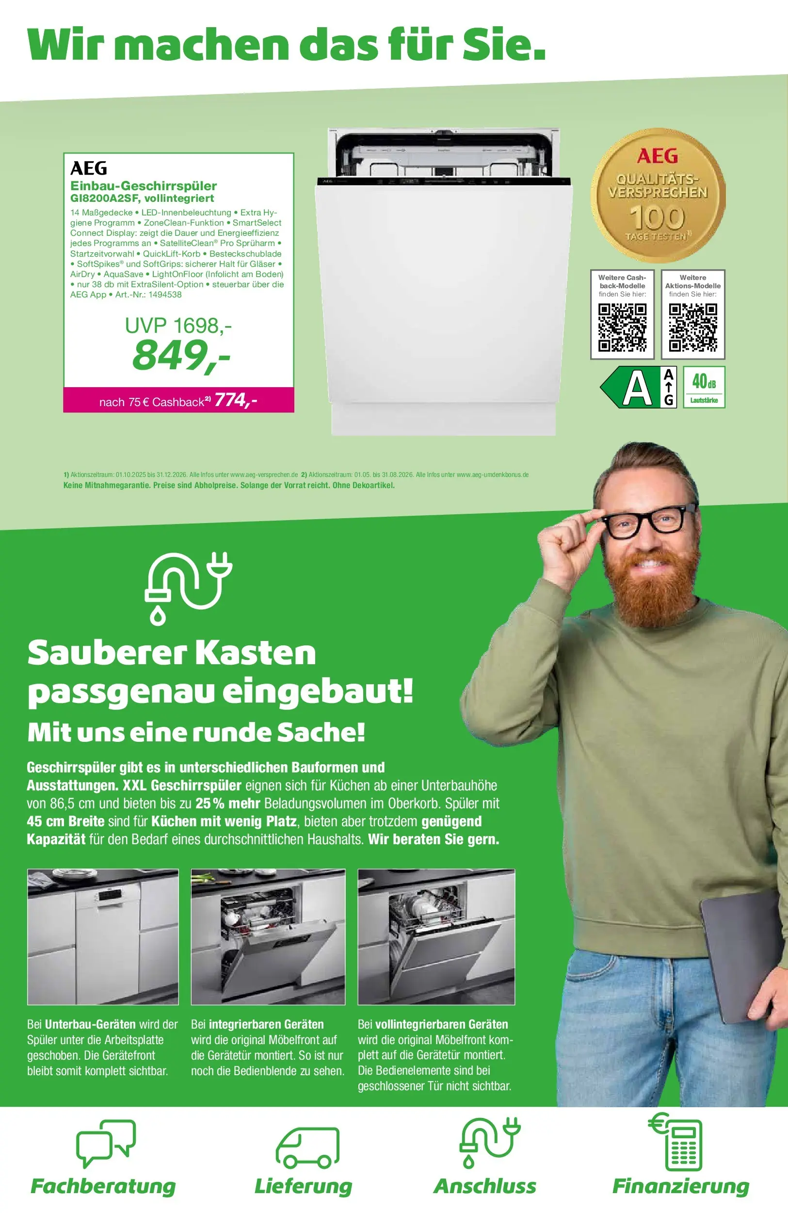 Angebote - EP:ElectronicPartner: Entdecke aktuelle Angebote (ab 25.06.2026) zum Blättern | Seite: 6 | Produkte: AEG, Geschirrspüler, Tür, Kuchen