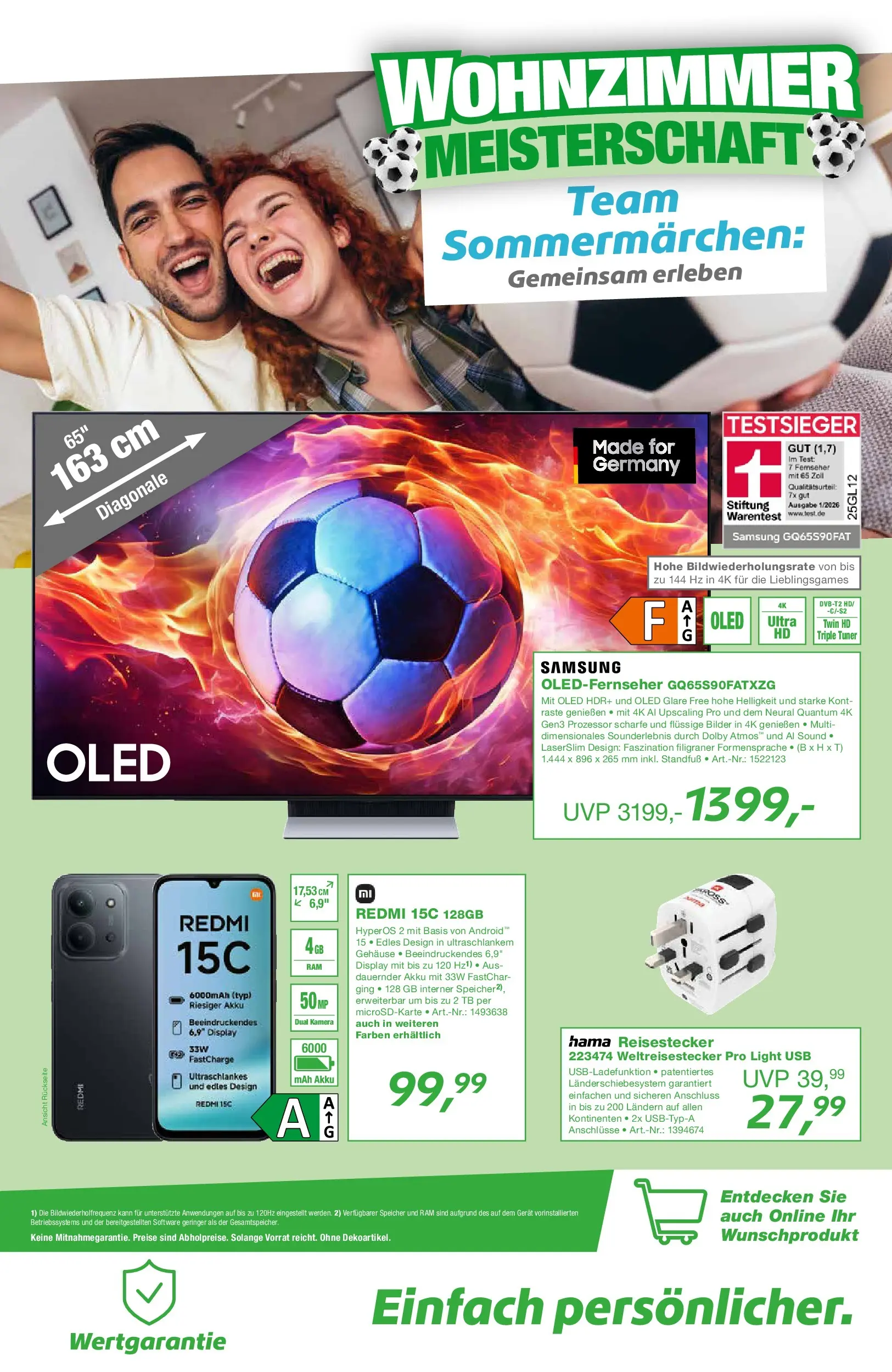 Angebote - EP:ElectronicPartner: Entdecke aktuelle Angebote (ab 25.06.2026) zum Blättern | Seite: 7 | Produkte: USB, Samsung, Bilder, Fernseher