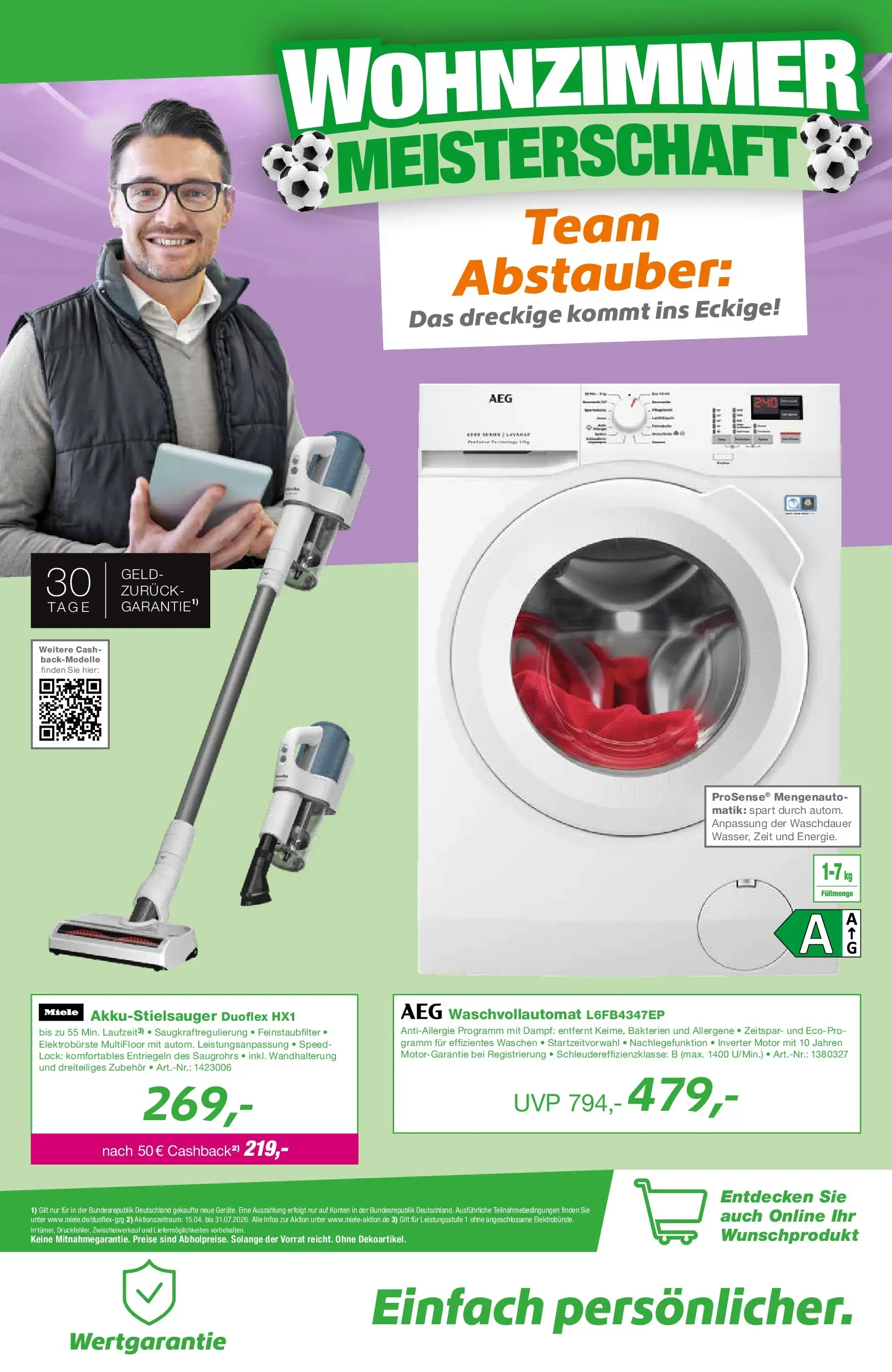 Angebote - EP:ElectronicPartner: Entdecke aktuelle Angebote (ab 25.06.2026) zum Blättern | Seite: 7 | Produkte: Miele, AEG